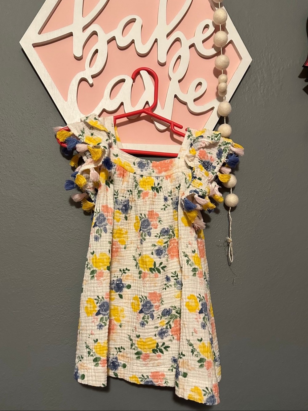 Mud pie toddler floral dress